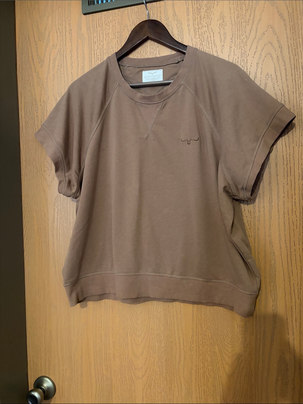 Kimes Ranch Short Sleeve Crewneck Sweatshirt - Brown
